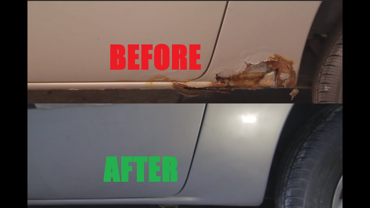 garage door rust repair